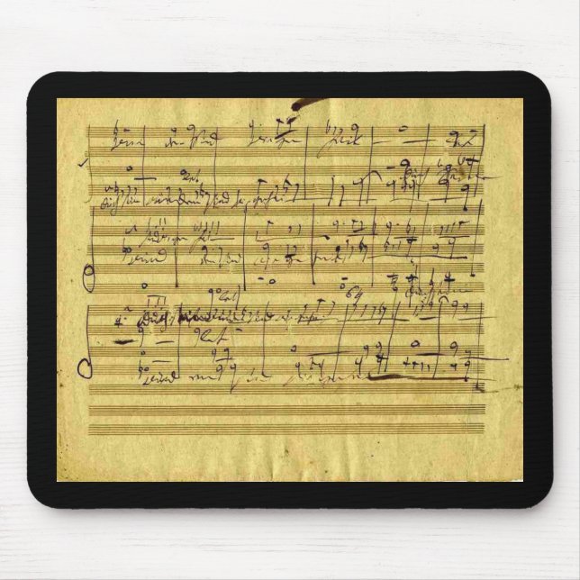 Mousepad As "messias" de Handel na mão de Beethoven (Frente)