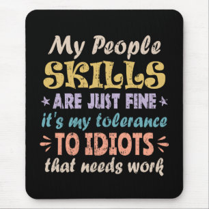 Mousepad As Minhas Competências De Pessoas Estão Bastantes