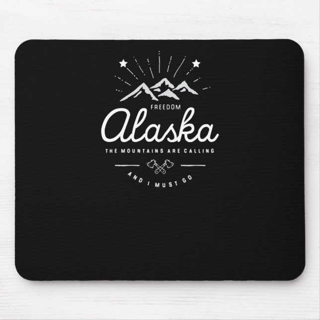 Mousepad As Montanhas do Alasca estão chamando de "Eu Preci (Frente)