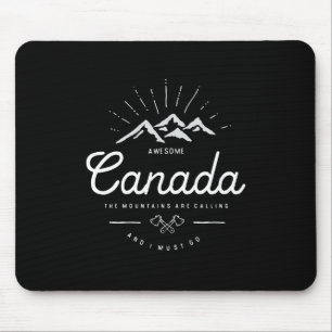 Mousepad As montanhas do Canadá estão chamando de "Eu devo