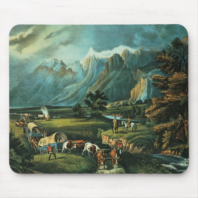 Mousepad As montanhas rochosas (Frente)