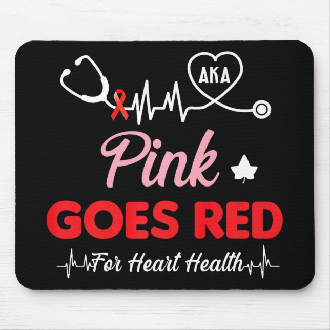 Mousepad As Mulheres Costumam A Rosa Ficam Vermelhas Pela S (Frente)