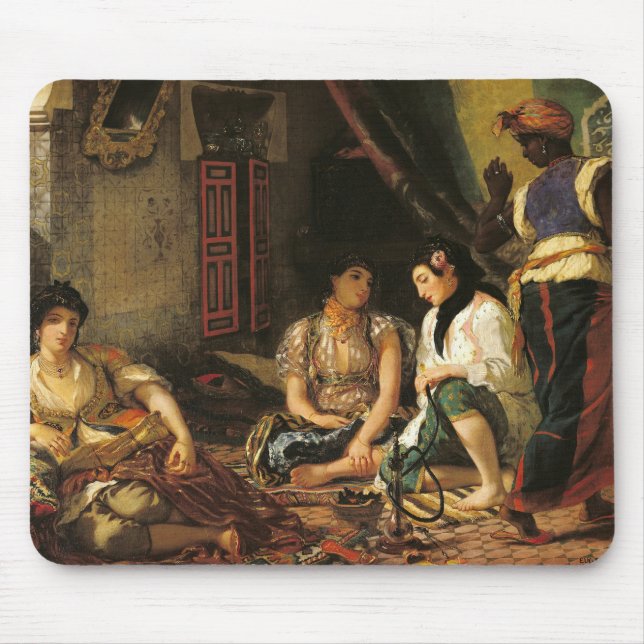 Mousepad As mulheres de Argel em seu apartamento, 1834 (Frente)