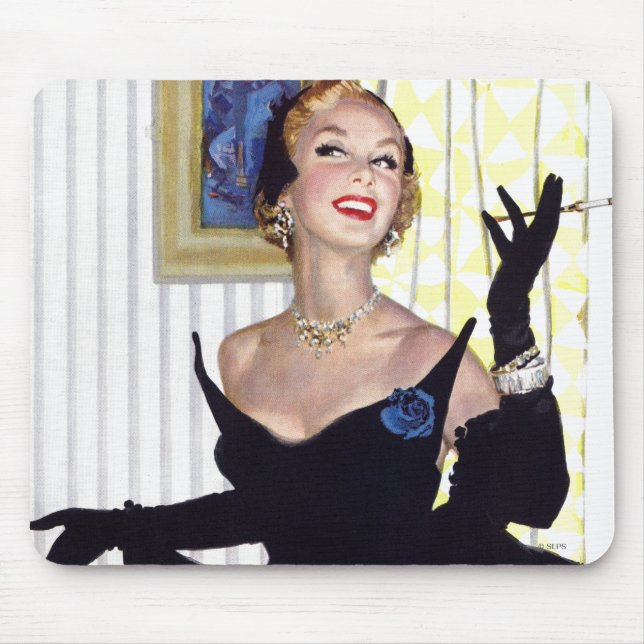 Mousepad As mulheres inteligentes são perigosas demasiado (Frente)