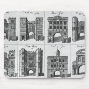 Mousepad As oito portas da cidade de Londres