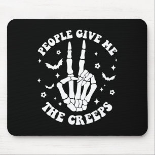 Mousepad As Pessoas De Mão Do Esqueleto De Halloween Me Dão