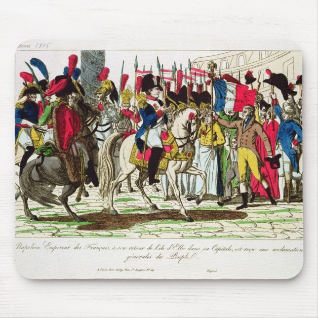 Mousepad As pessoas de Paris que aclamam Napoleon (Frente)
