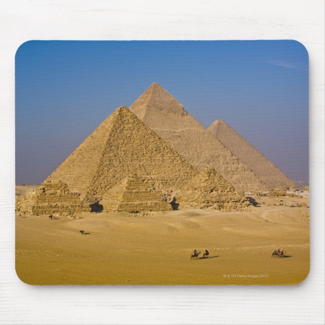 Mousepad As Pirâmides Excelentes de Giza, Egito (Frente)