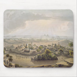 Mousepad As pirâmides no Cairo, gravado por Daniel Havell
