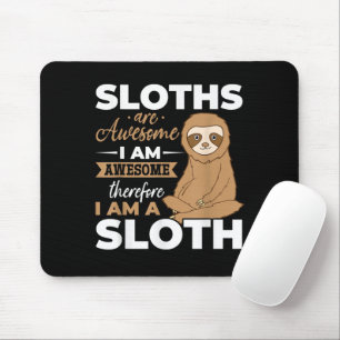 Mousepad As preguiças dos animais são incríveis