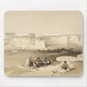 Mousepad As ruínas de Baalbec, o 5 de maio de 1839,