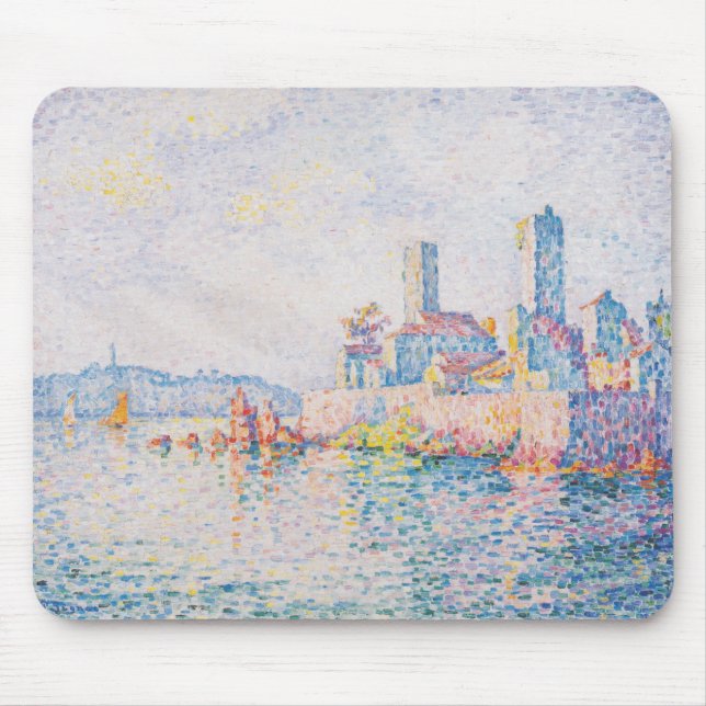 Mousepad As torres de Antibes (por Paul Signac) (Frente)