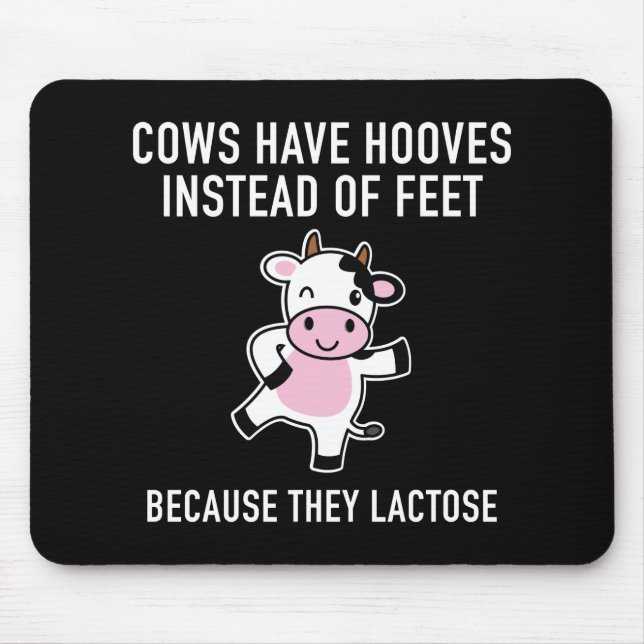 Mousepad As Vacas Têm Cascos (Frente)