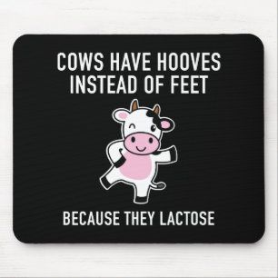 Mousepad As vacas têm os cascos
