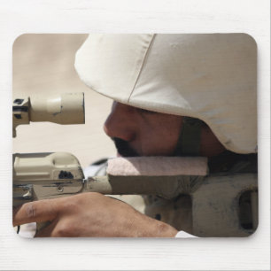 Mousepad As vistas iraquianas do sargento de exército em