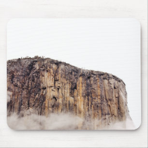 Mousepad Ascensão completa do penhasco acima das nuvens