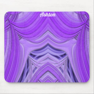 Mousepad ASHTON ~ Lavanda Azul e Design Roxo