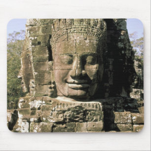 Mousepad Ásia, Camboja, Siem Reap. Angkor Thom, cabeças de