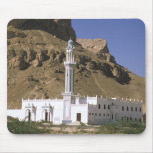 Mousepad Ásia, Iêmen, Tarim. Mesquita branca.