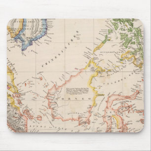 Mousepad Ásia, Indonésia, Filipinas, Índias Oriental