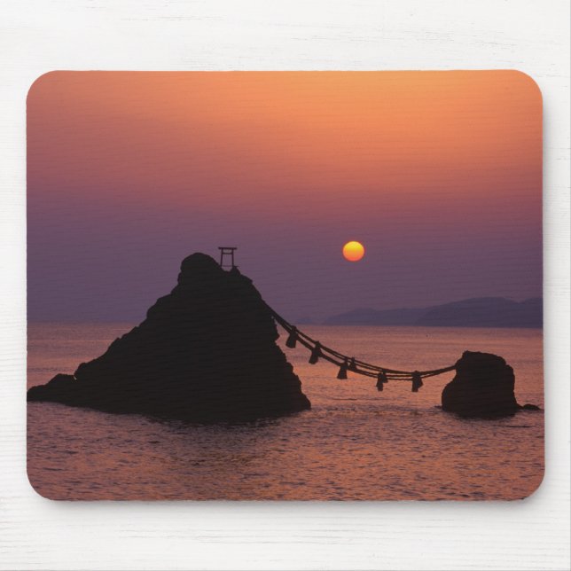 Mousepad Ásia, Japão, Mie, Futamigaura no Dawn (Frente)