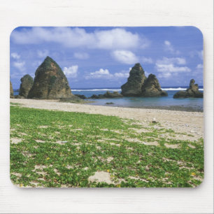 Mousepad Ásia, Japão, Okinawa, Costa de Yambaru, Mar
