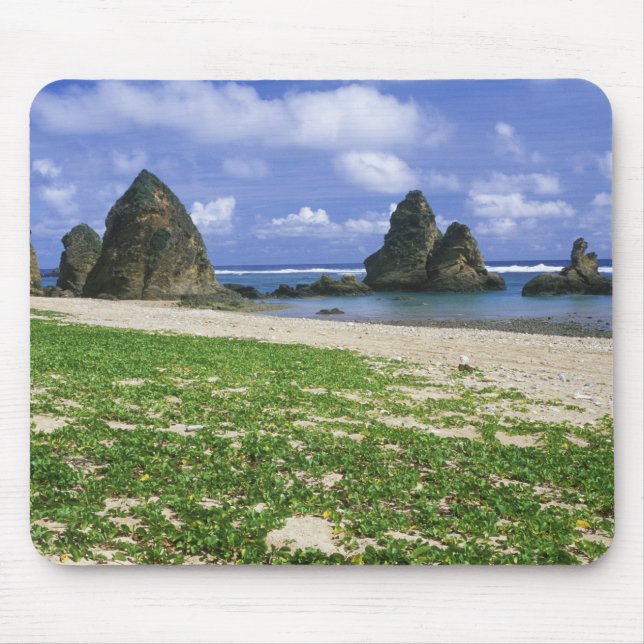 Mousepad Ásia, Japão, Okinawa, Yambaru Coastline, Mar (Frente)