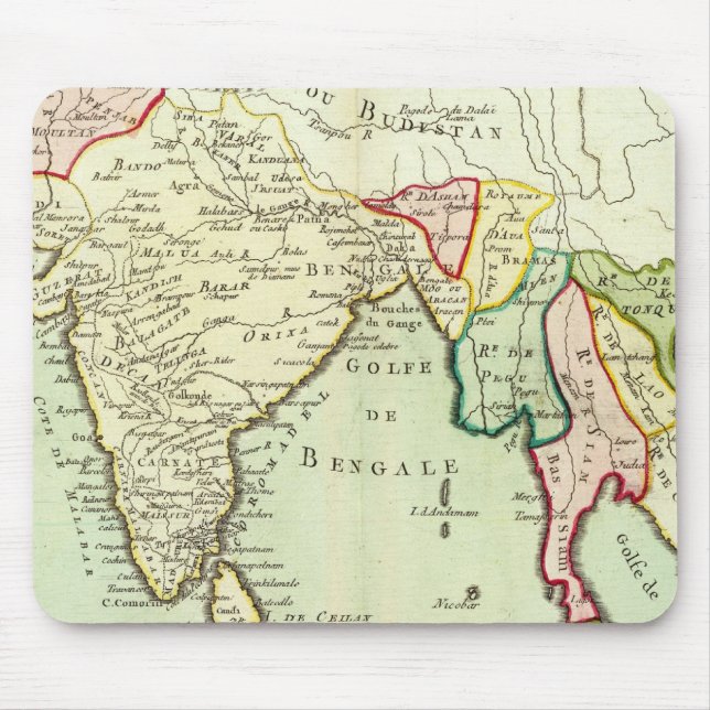 Mousepad Ásia, Tailândia (Frente)