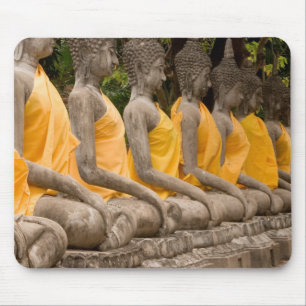 Mousepad Ásia, Tailândia, Sião, Budas em Ayutthaya
