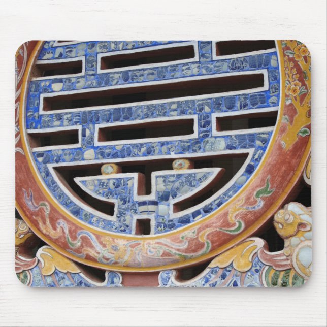 Mousepad Ásia, Vietname. Janela decorada (Frente)