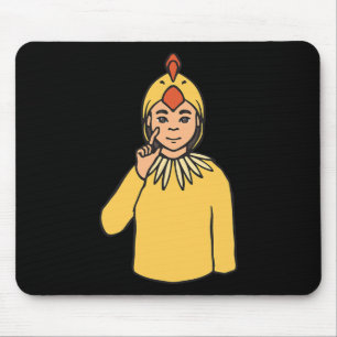 Mousepad Asl Gesture Mão Surdo Ouvindo Perda Consciência
