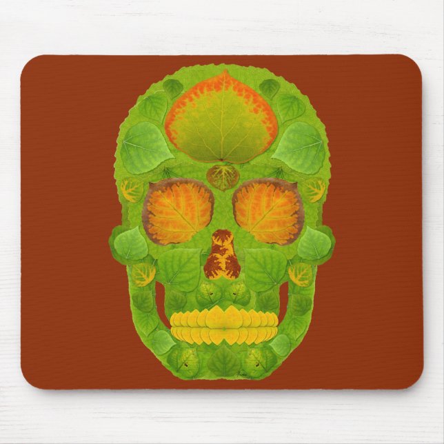 Mousepad Aspen Folha Skull 10 (Frente)