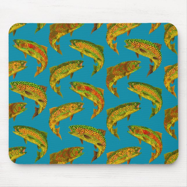 Mousepad Aspen Leaf Rainbow Pattern Invisível 2018 (Frente)