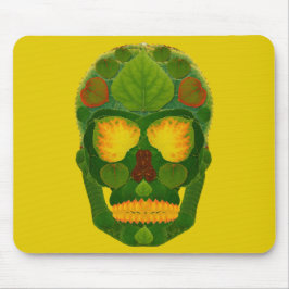 Mousepad Aspen Leaf Skull 9