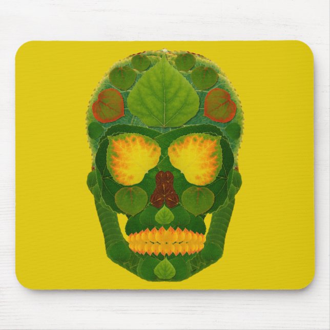 Mousepad Aspen Leaf Skull 9 (Frente)