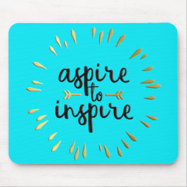 Mousepad Aspire inspirar o tapete do rato