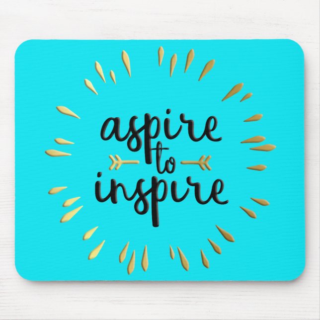 Mousepad Aspire inspirar o tapete do rato (Frente)
