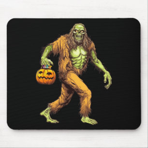 Mousepad Asquatch Bigfoot Zombie Carregando Halloween