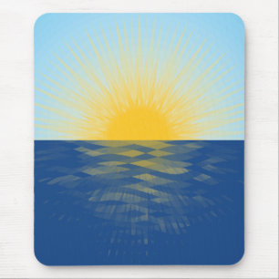 Mousepad Assalto do Sol sobre os Novos Começos do Oceano
