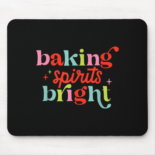 Mousepad Assando Srits com Brilho, Equipe de Confeitaria de (Frente)