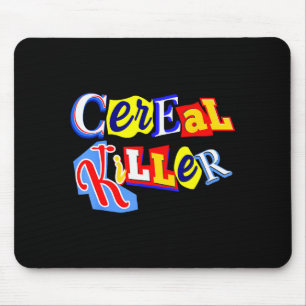 Mousepad Assassino de Cereal Amante de Comida Irônico Café