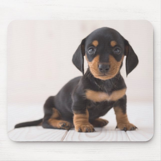 Mousepad Assento diminuto do Dachshund (Frente)