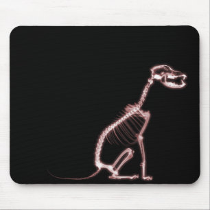 MOUSEPAD ASSENTO DO ESQUELETO DO CÃO DE FILHOTE DE CACHORR