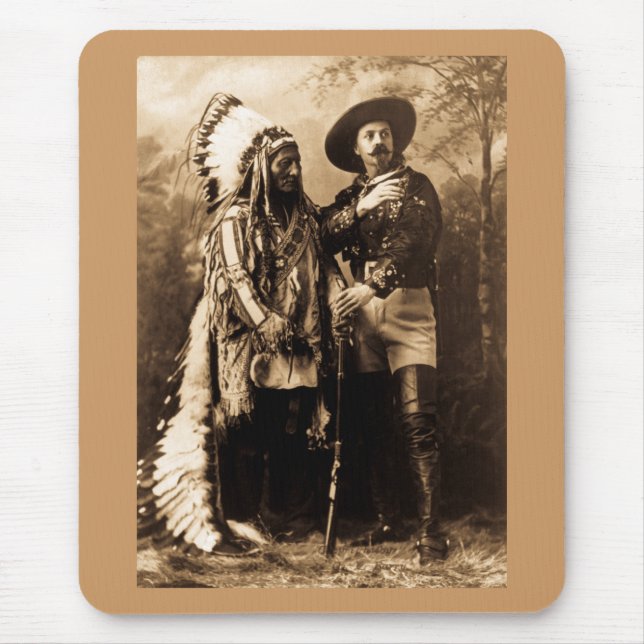 Mousepad Assento principal Bull e Buffalo Bill 1895 (Frente)