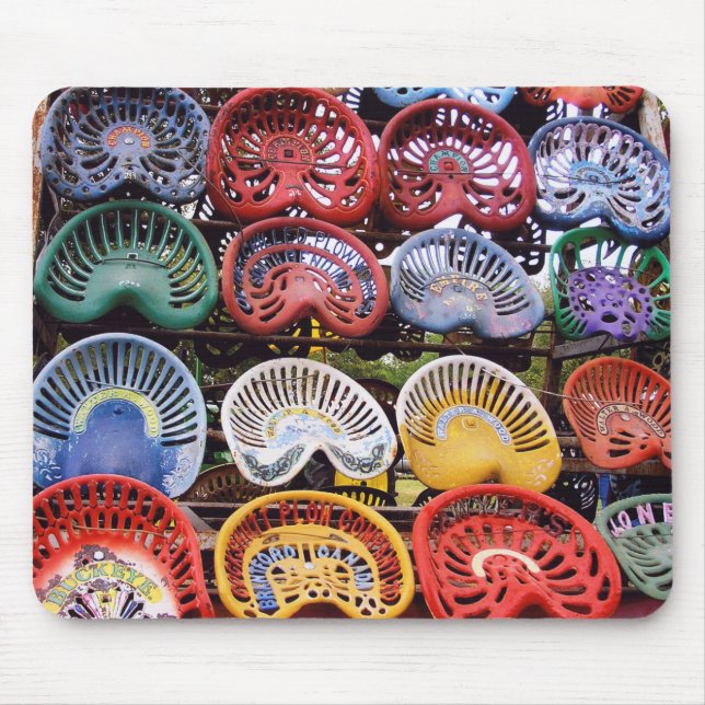Mousepad Assentos do trator na mostra do trator (Frente)