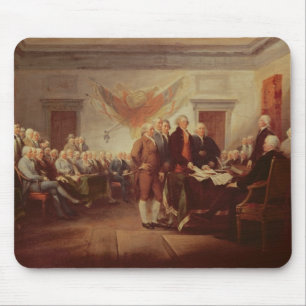 Mousepad Assinando a declaração de independência