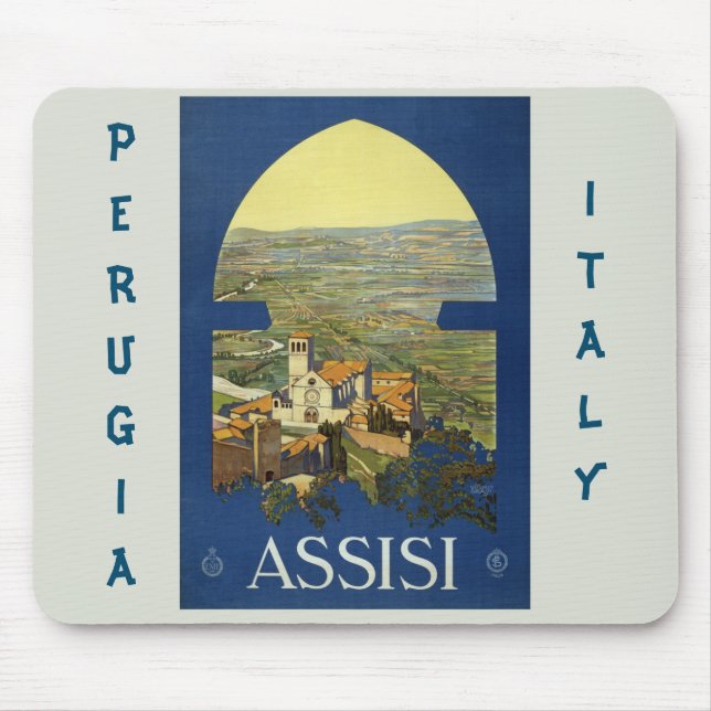 Mousepad Assisi Perugia Itália (Frente)