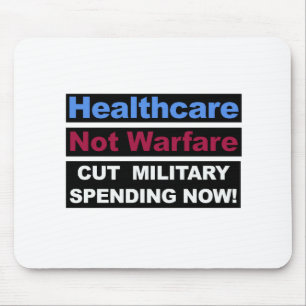 Mousepad Assistência médica e não guerra