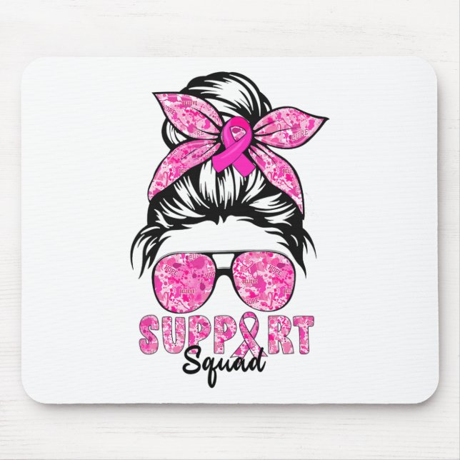 Mousepad Assistente de Consciência do Cancer de Mama da Equ (Frente)