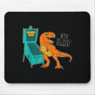 Mousepad Assistente de Pinball do Dinossaur - Pict do Jogad